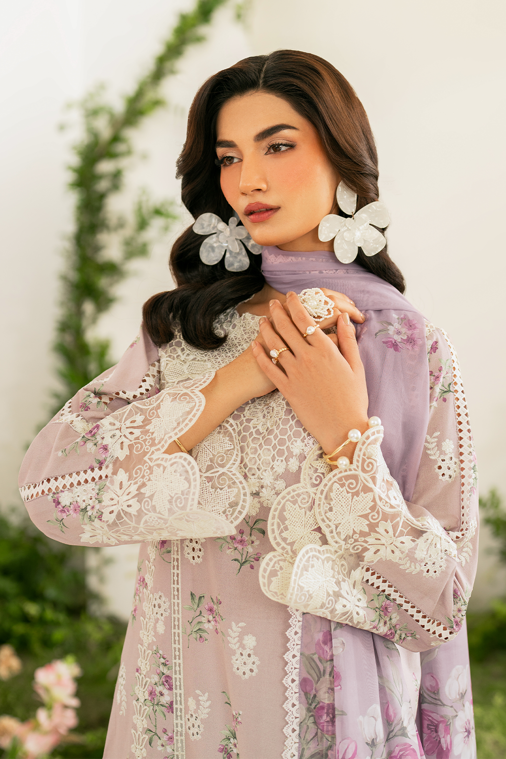 Iznik lawn with Farshi shalwar