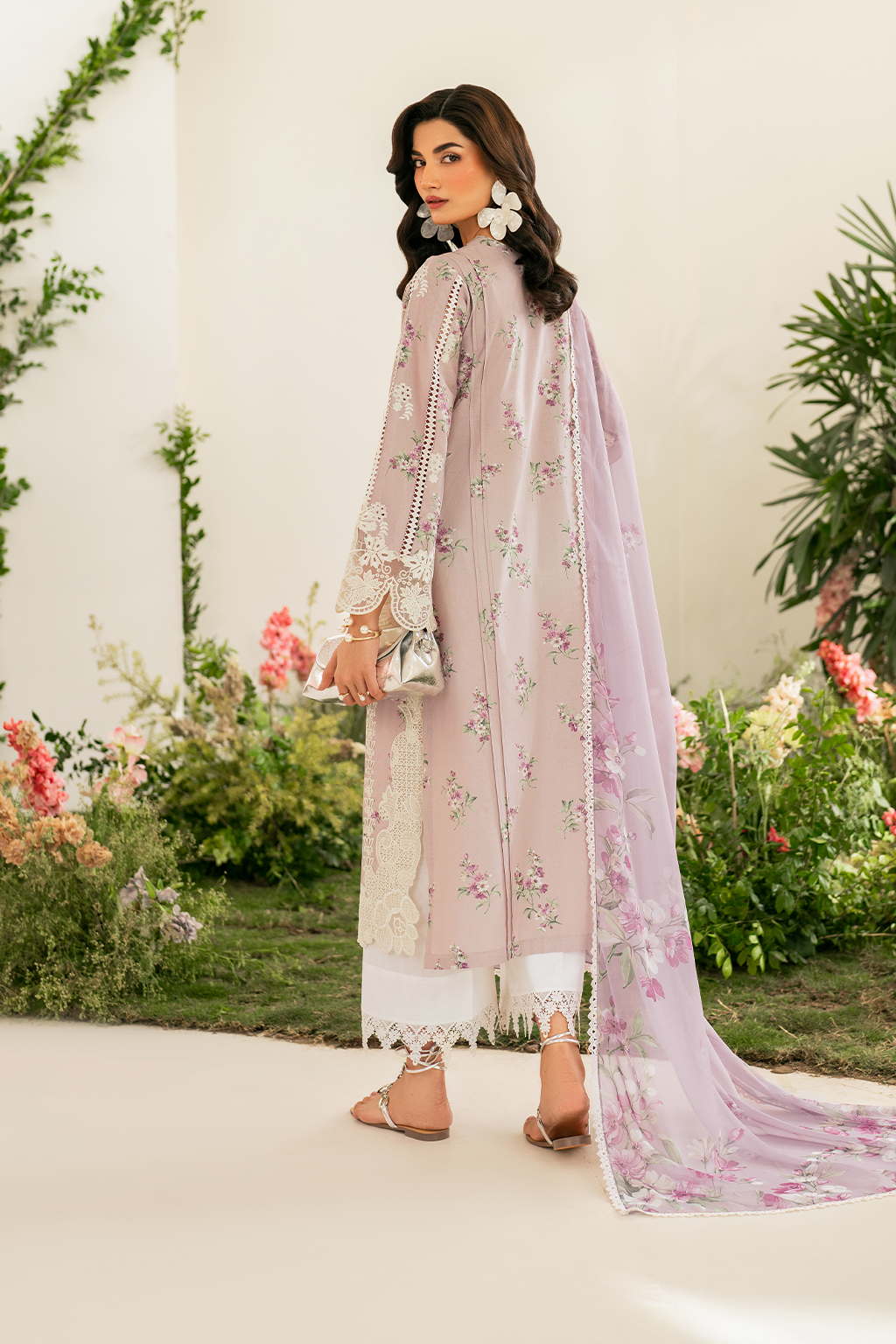 Iznik lawn with Farshi shalwar