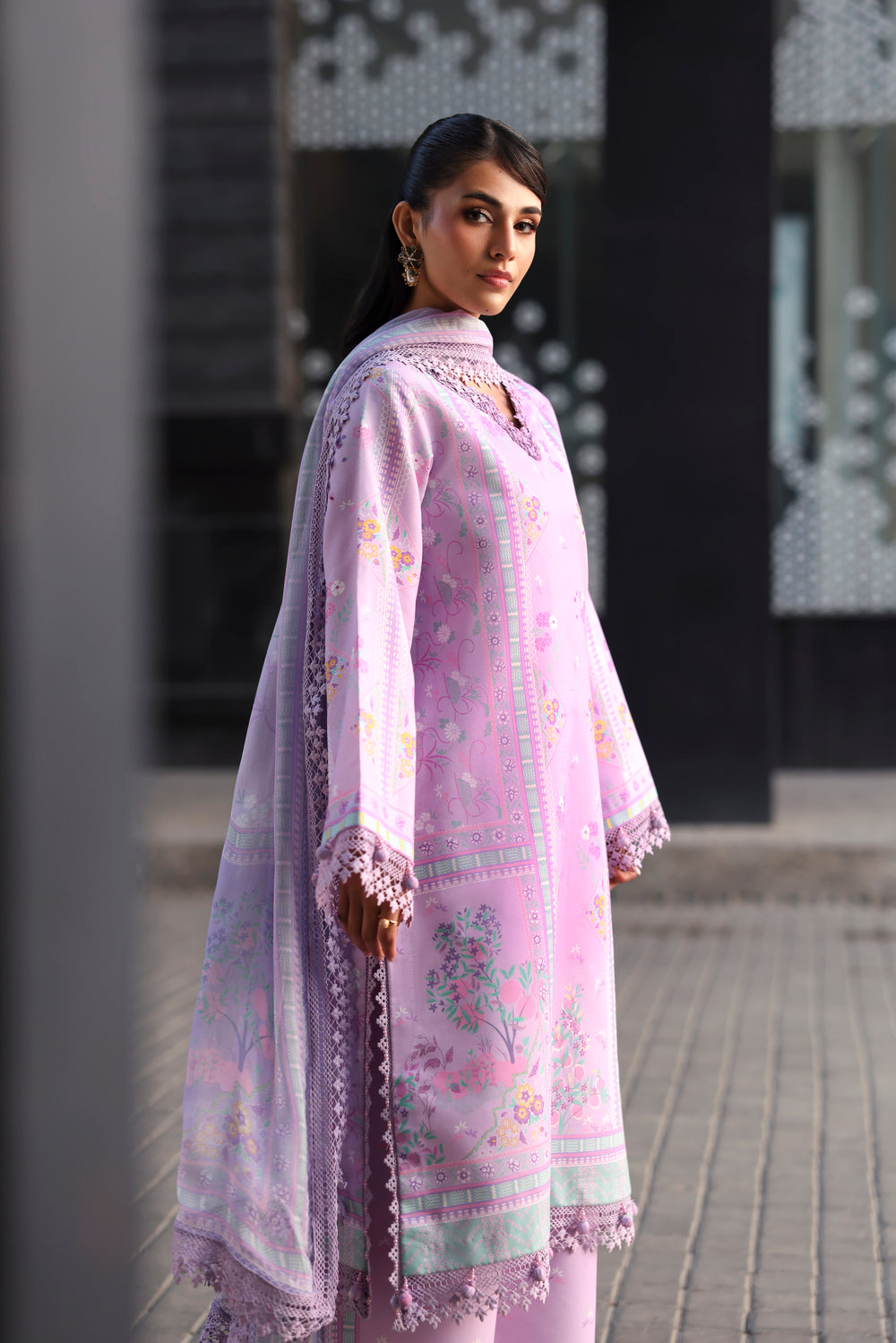 Naqsh Printed chiffon dupatta
