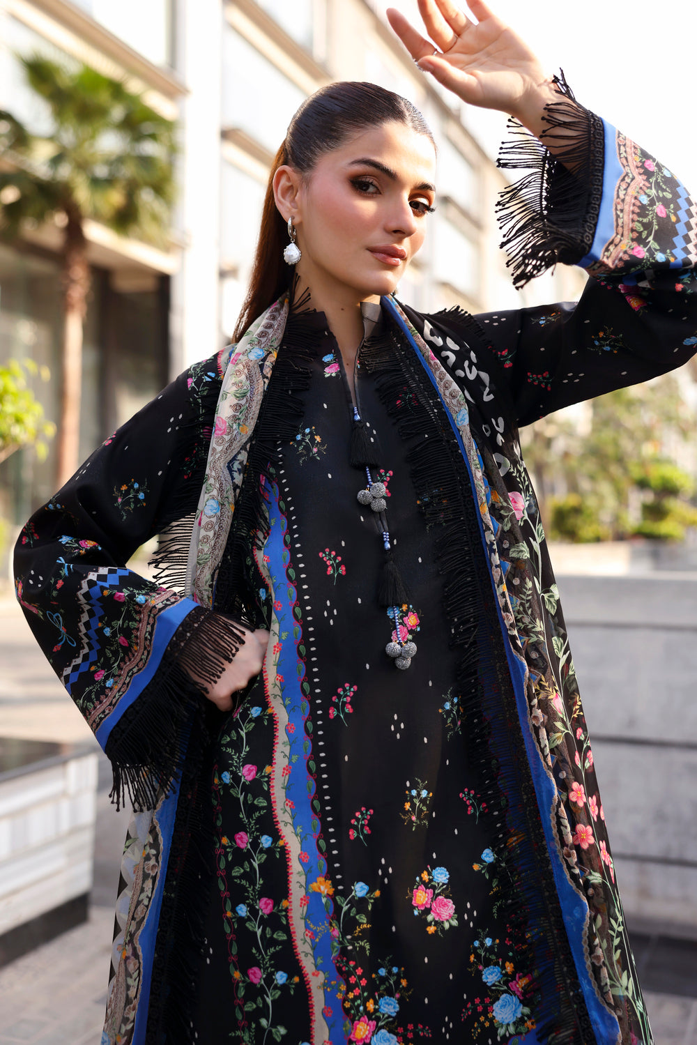 Naqsh Printed Chiffon Dupatta