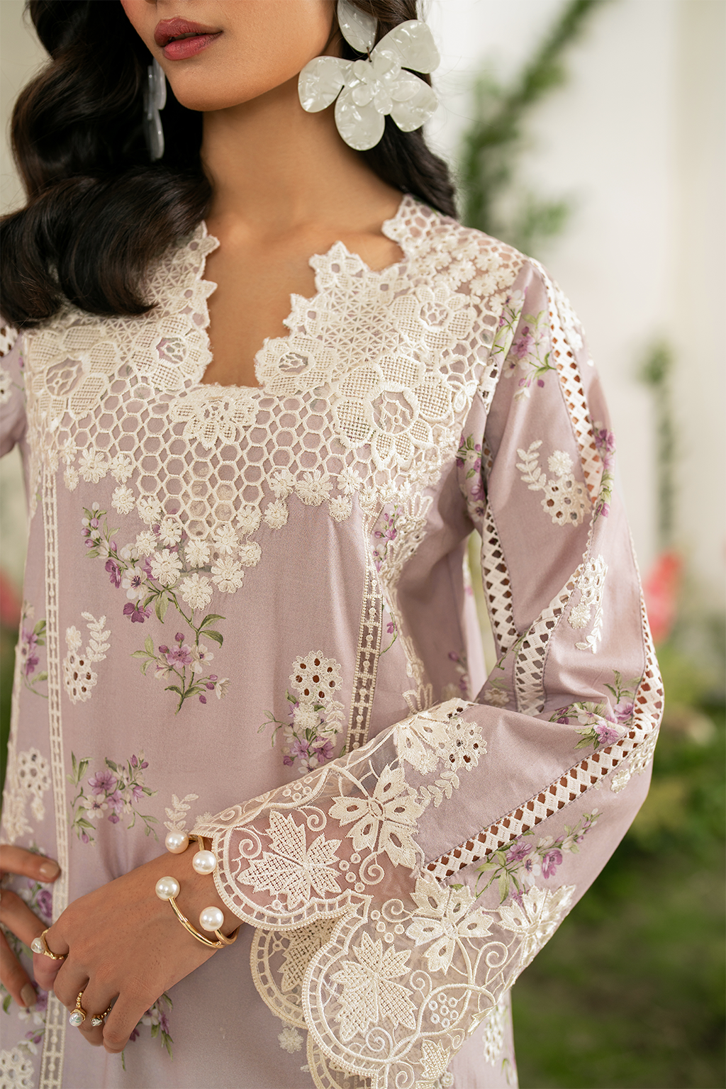 Iznik lawn with Farshi shalwar