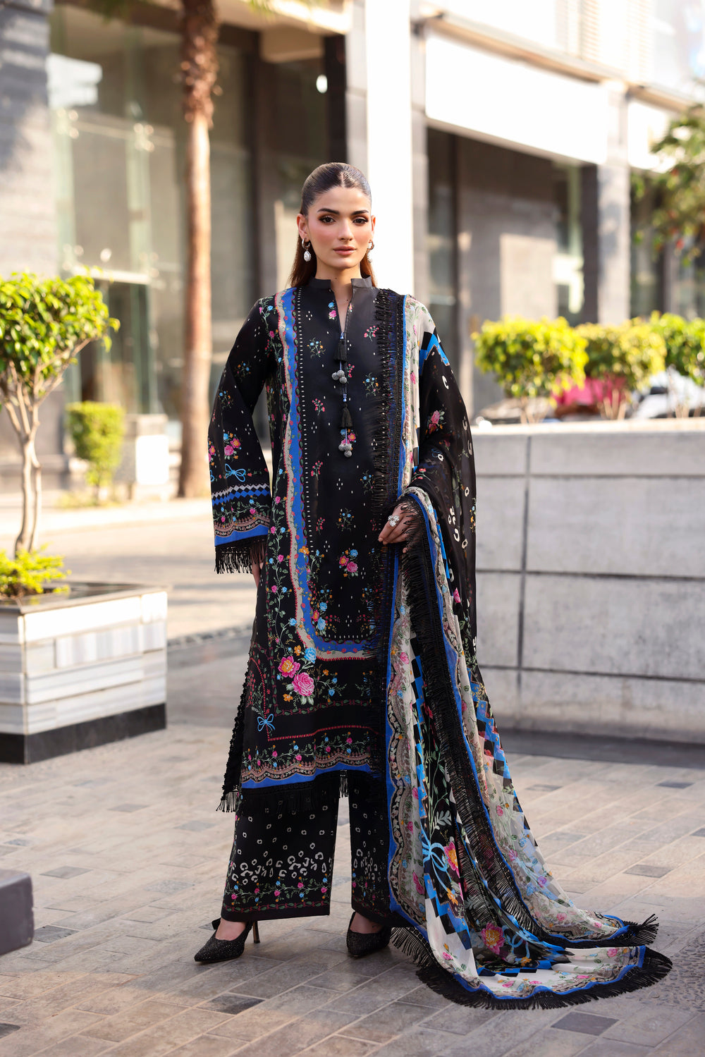 Naqsh Printed Chiffon Dupatta