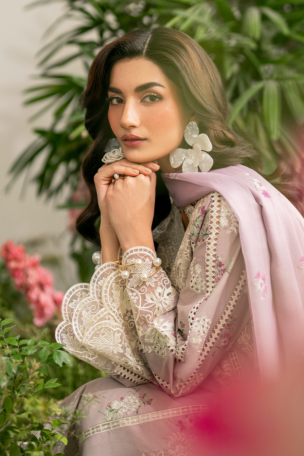 Iznik lawn with Farshi shalwar
