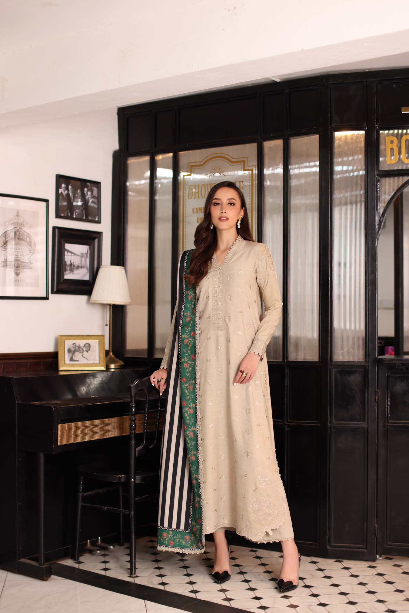 Sadia asad winter Linen