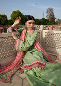 Kahf print lawn with chiffon dupatta