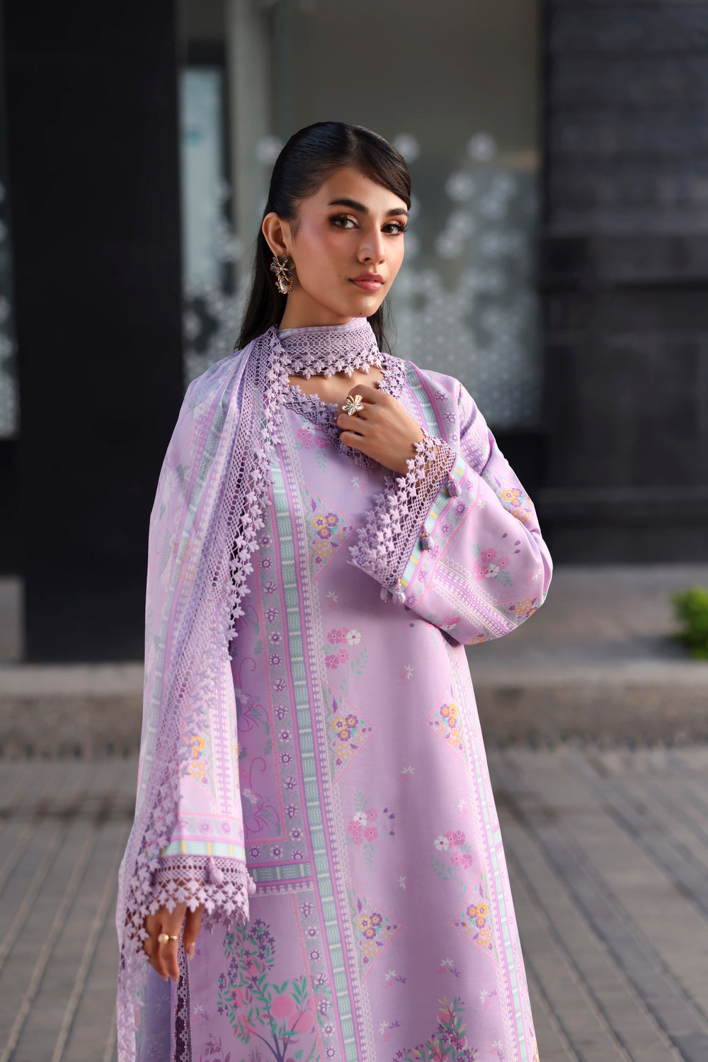 Naqsh Printed chiffon dupatta