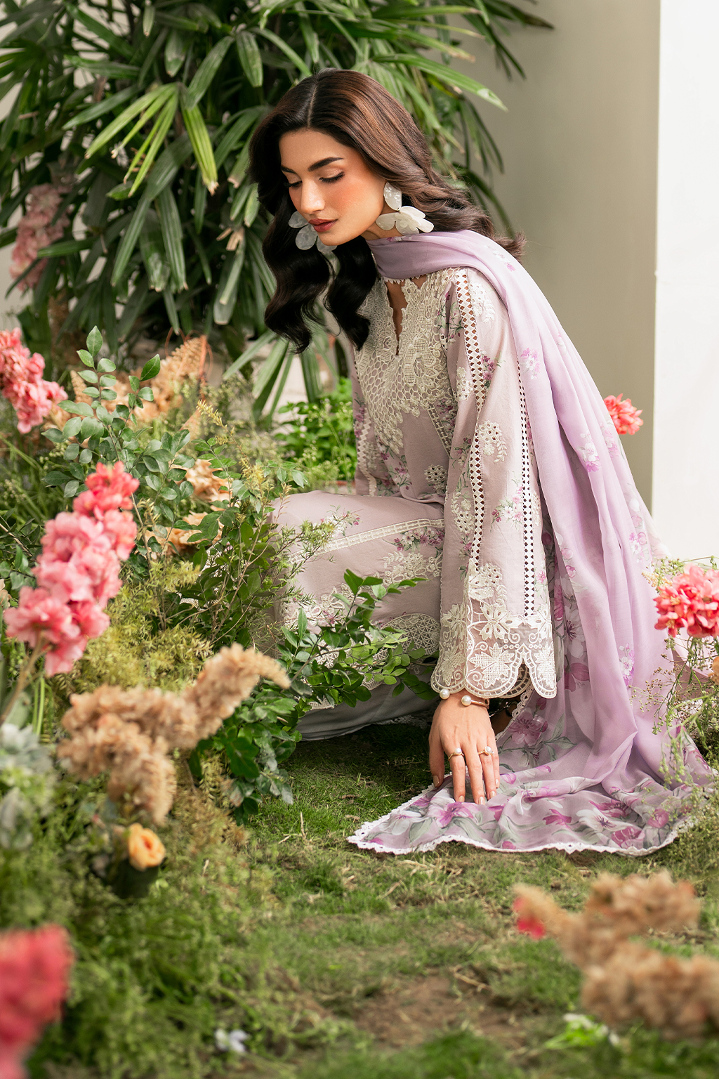 Iznik lawn with Farshi shalwar