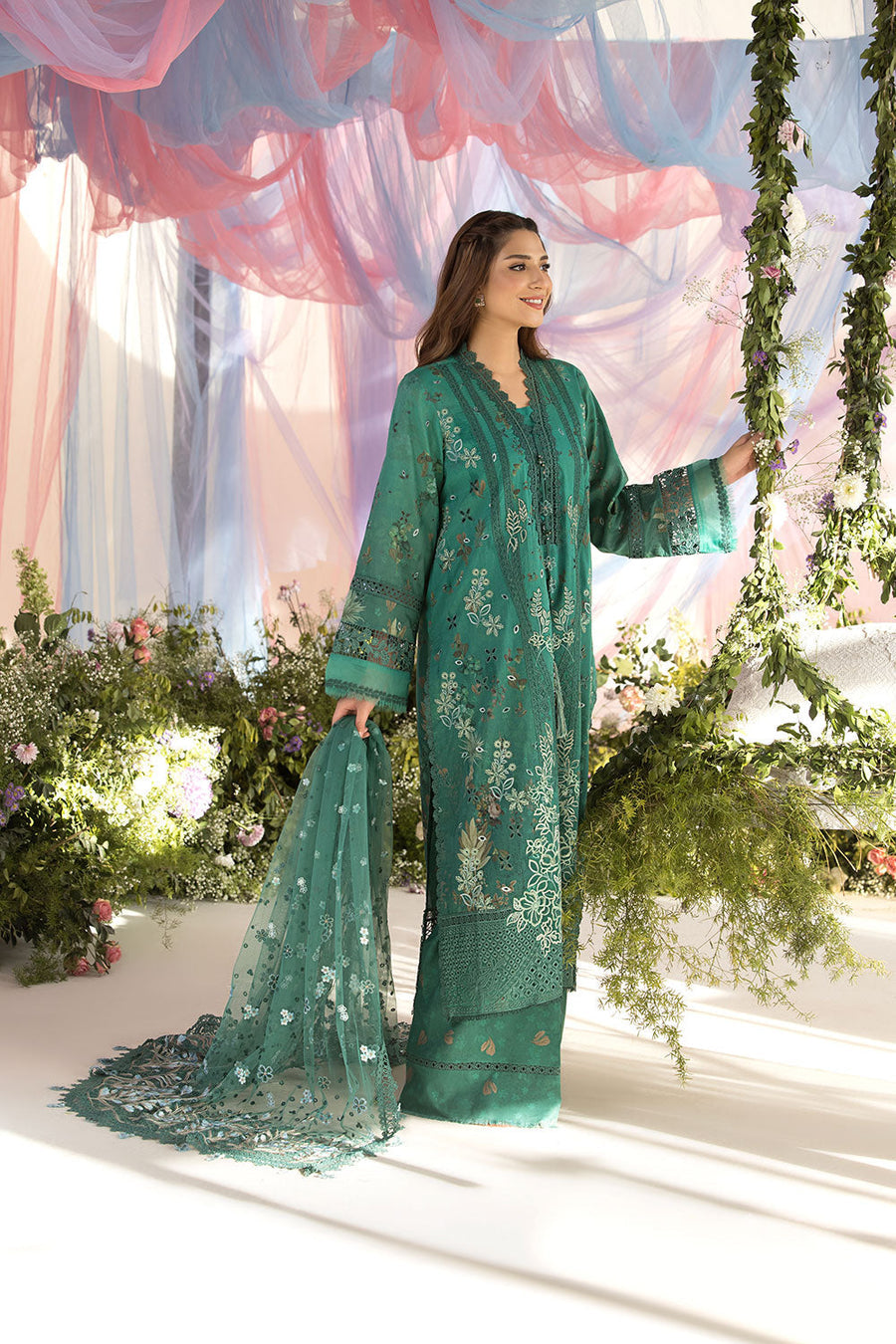 Sobia nazir luxury lawn 25 stitched Piece