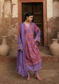 Kahf print lawn with chiffon dupatta