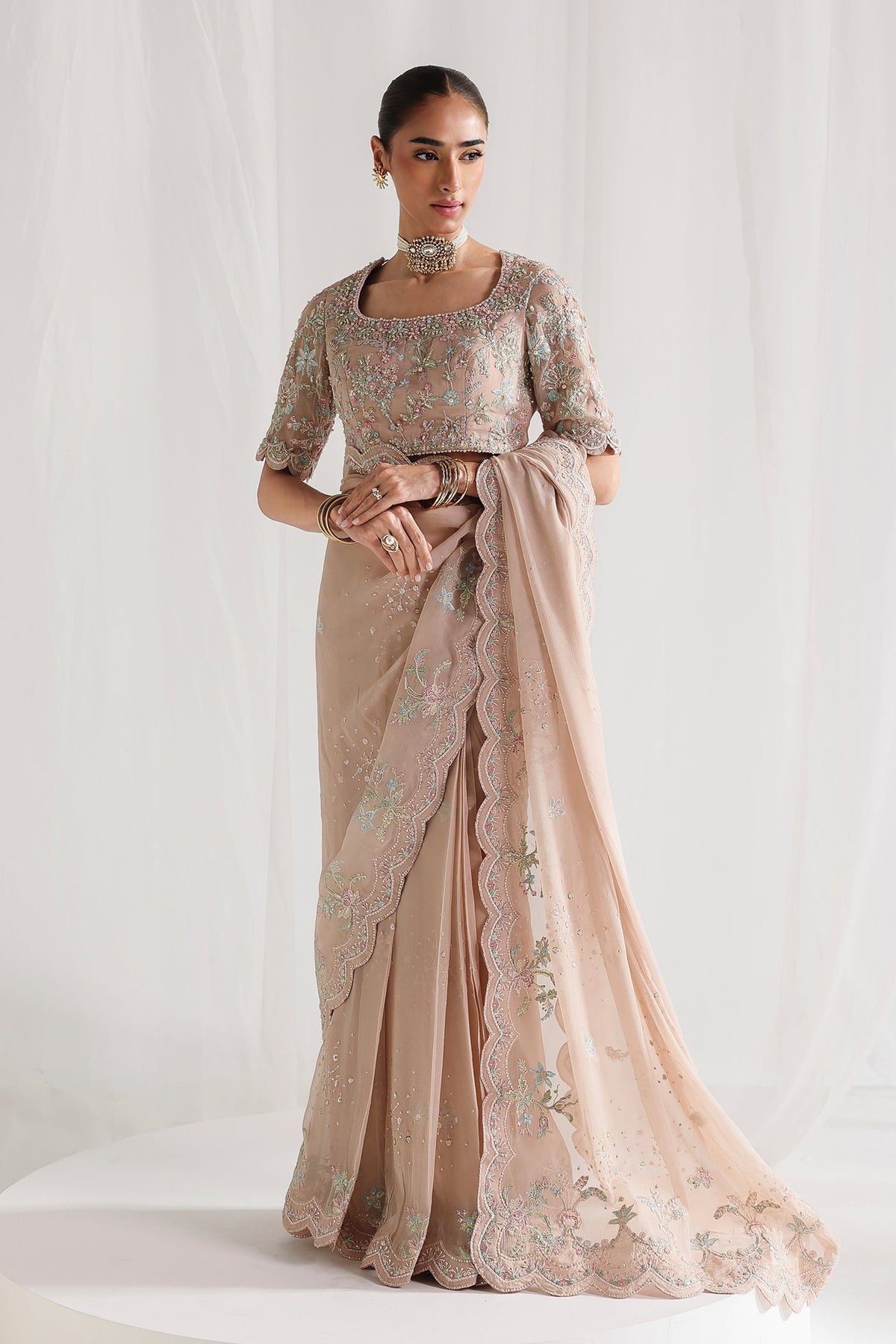 Qalamkar Chiffon