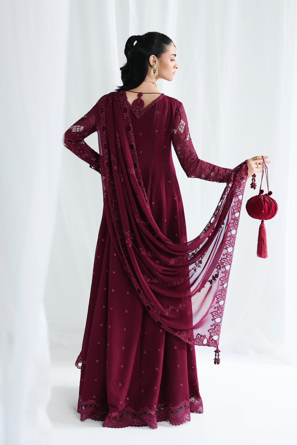 Qalamkar Chiffon