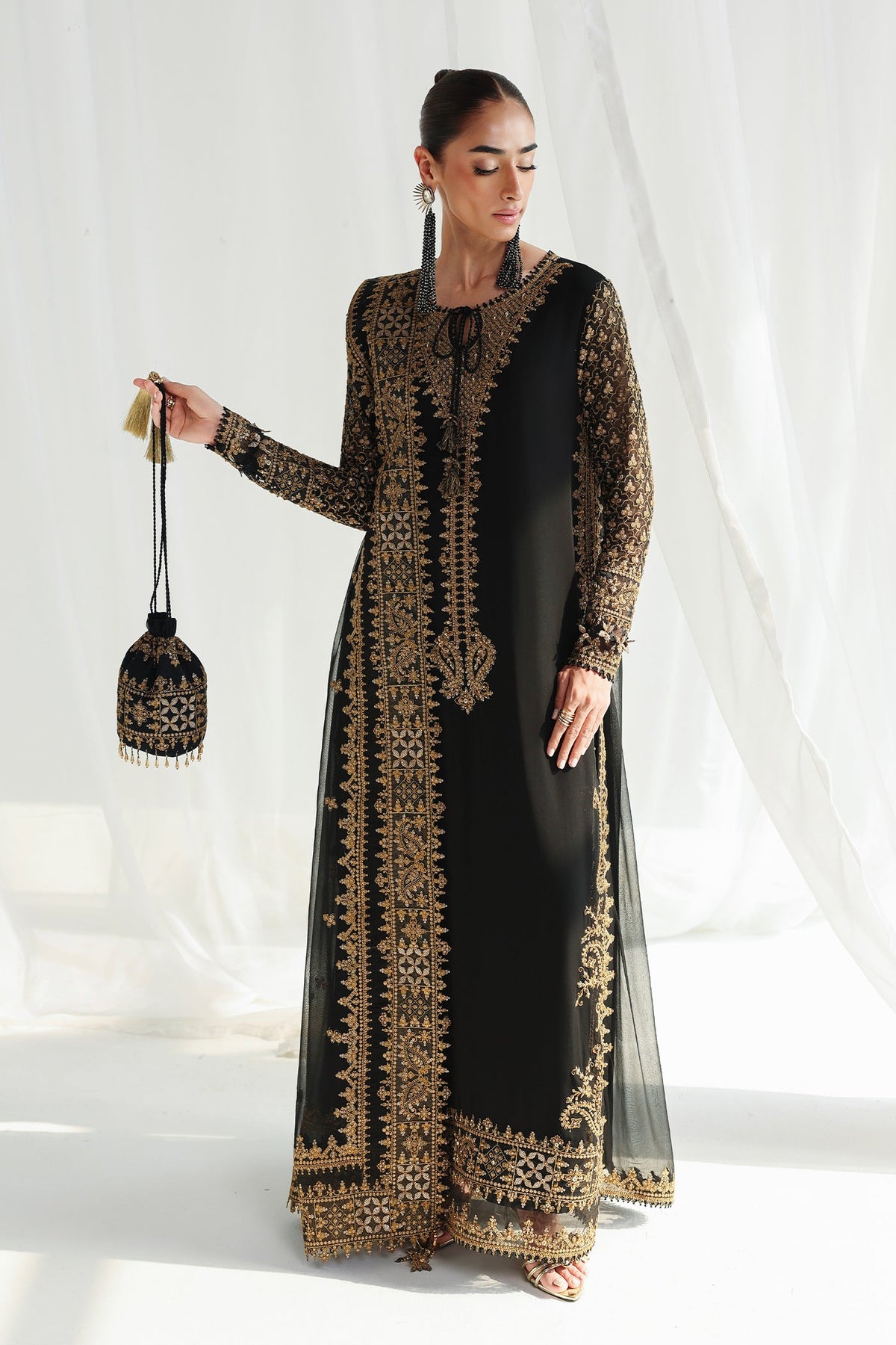 Qalamkar Chiffon