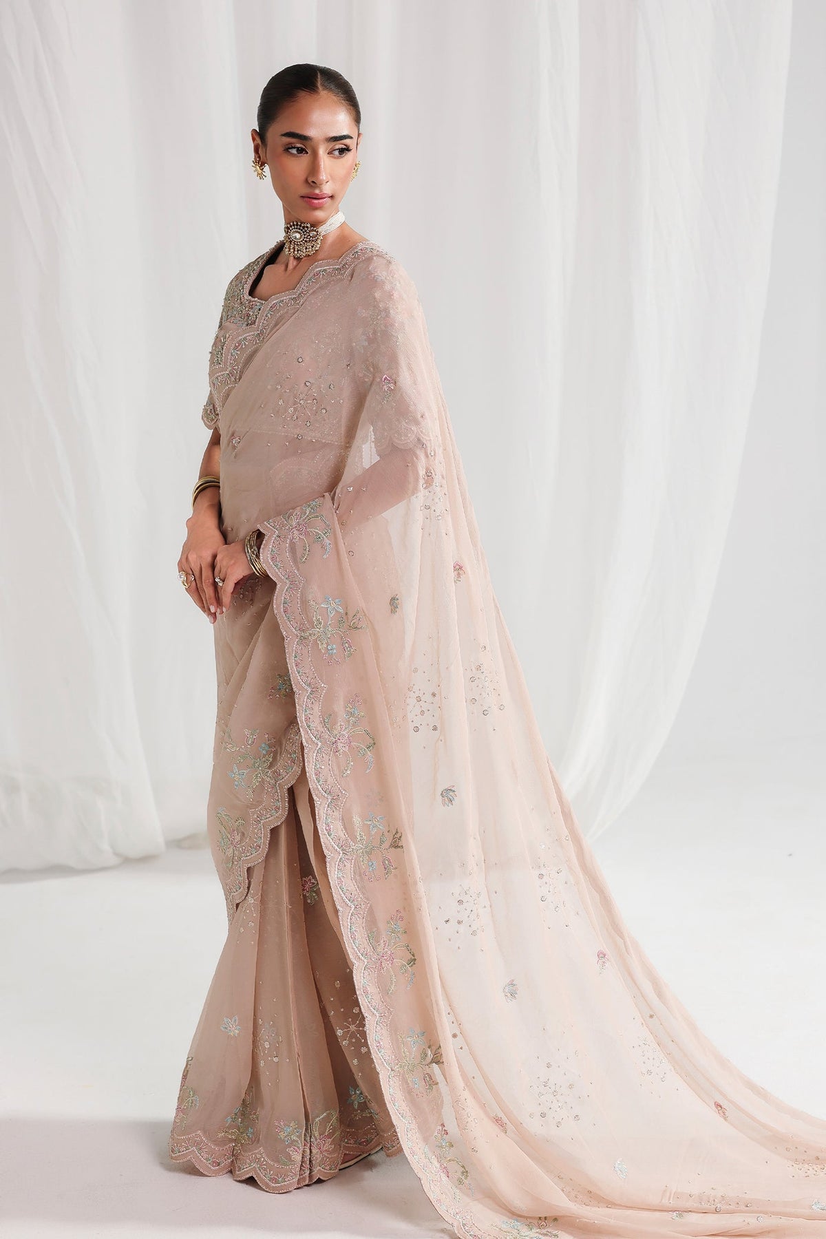 Qalamkar Chiffon