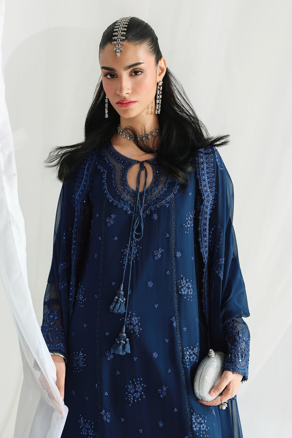 Qalamkar Chiffon