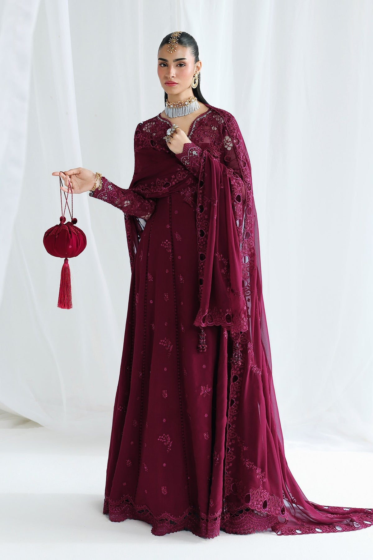Qalamkar Chiffon