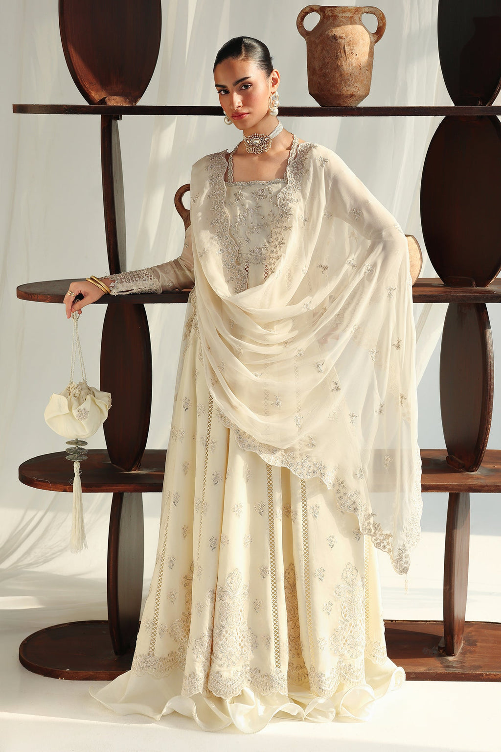 Qalamkar Chiffon