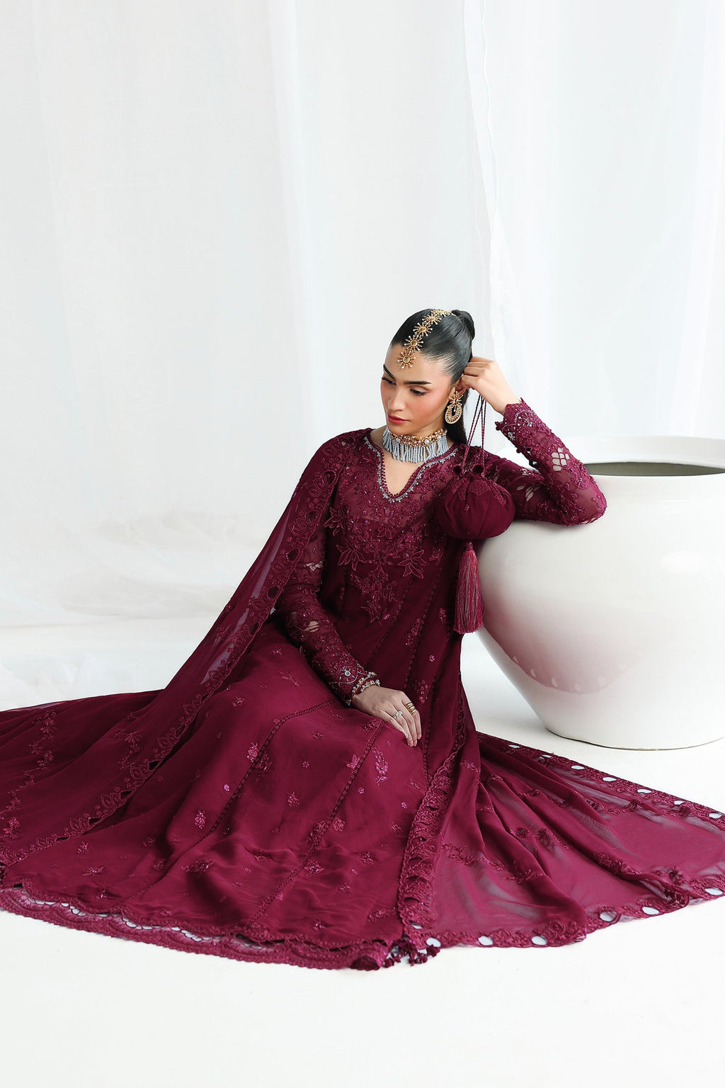 Qalamkar Chiffon