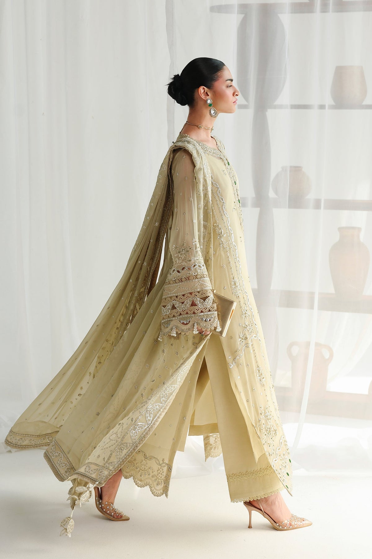 Qalamkar Chiffon