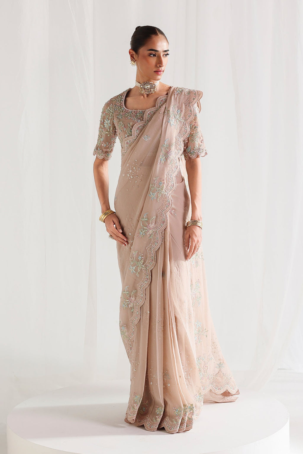 Qalamkar Chiffon
