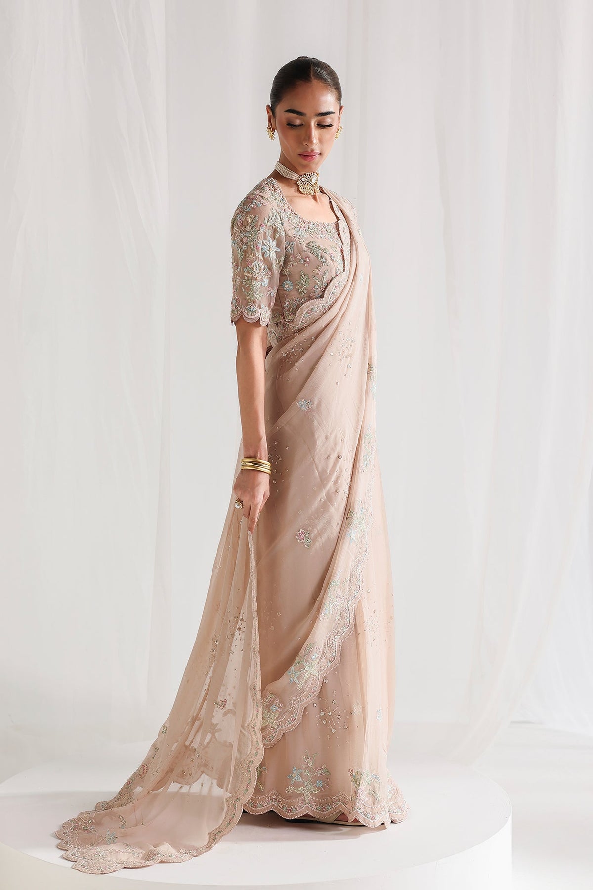 Qalamkar Chiffon