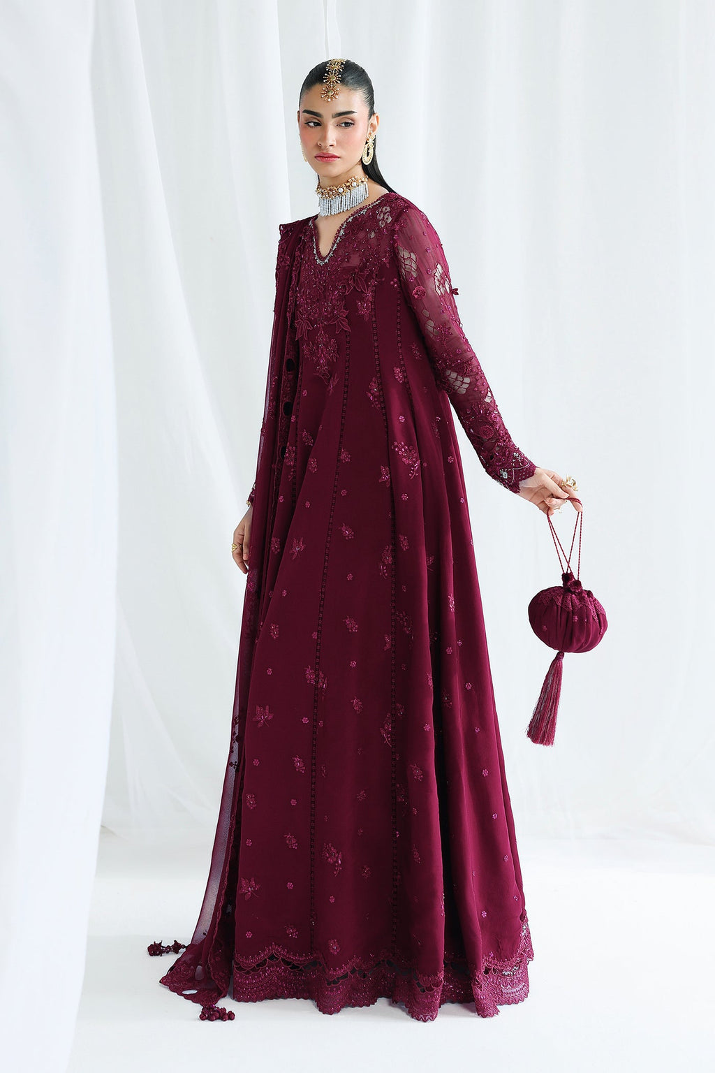 Qalamkar Chiffon