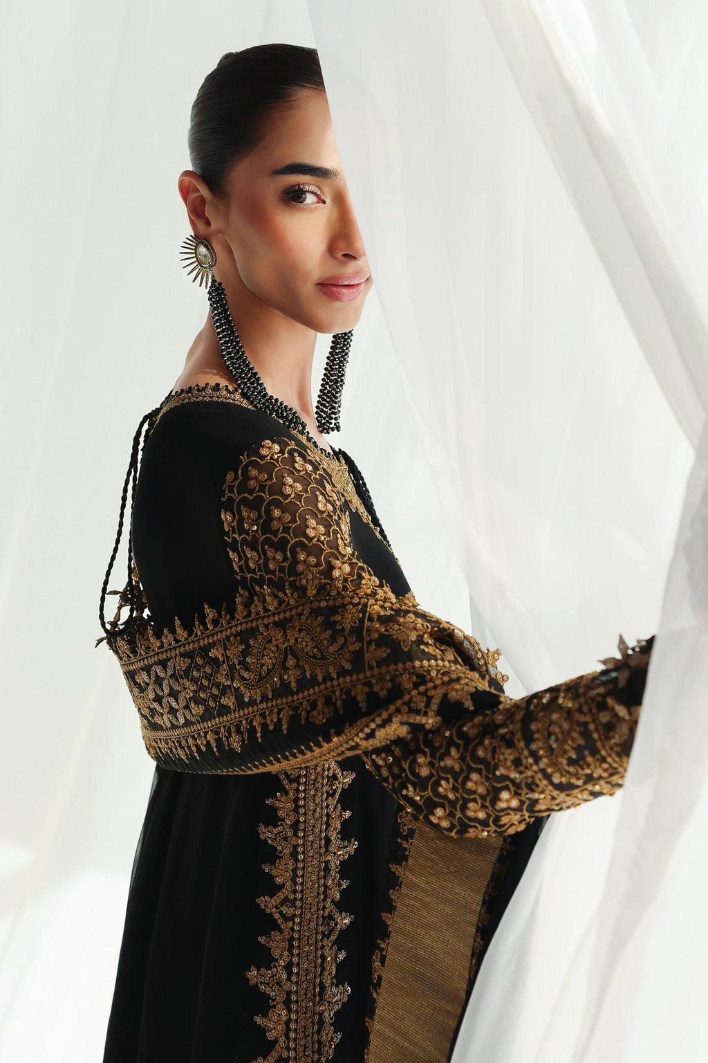 Qalamkar Chiffon