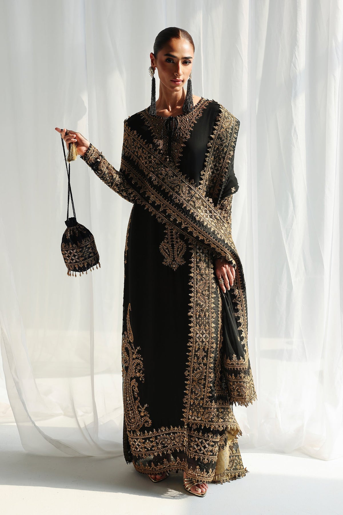 Qalamkar Chiffon