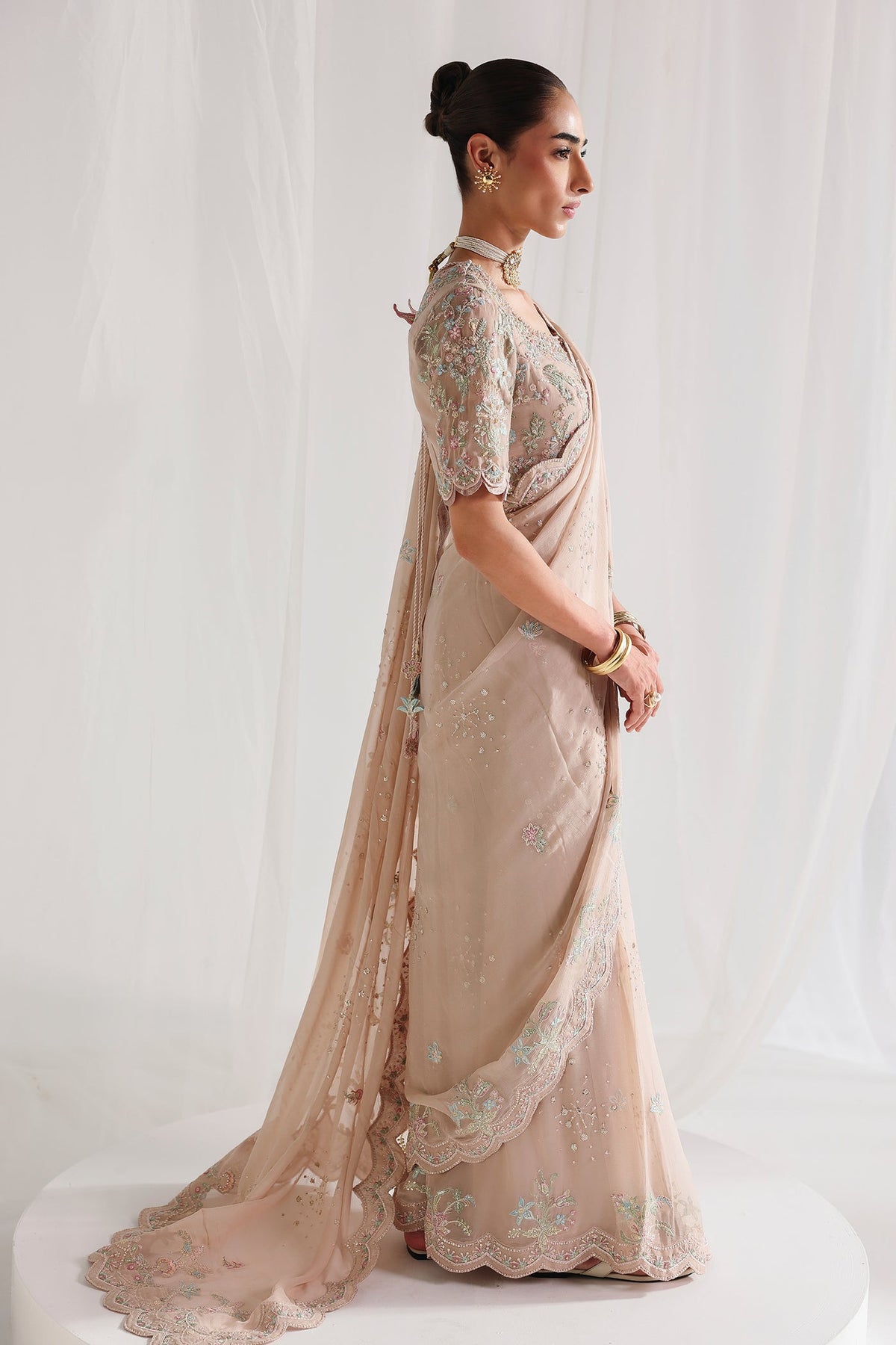 Qalamkar Chiffon