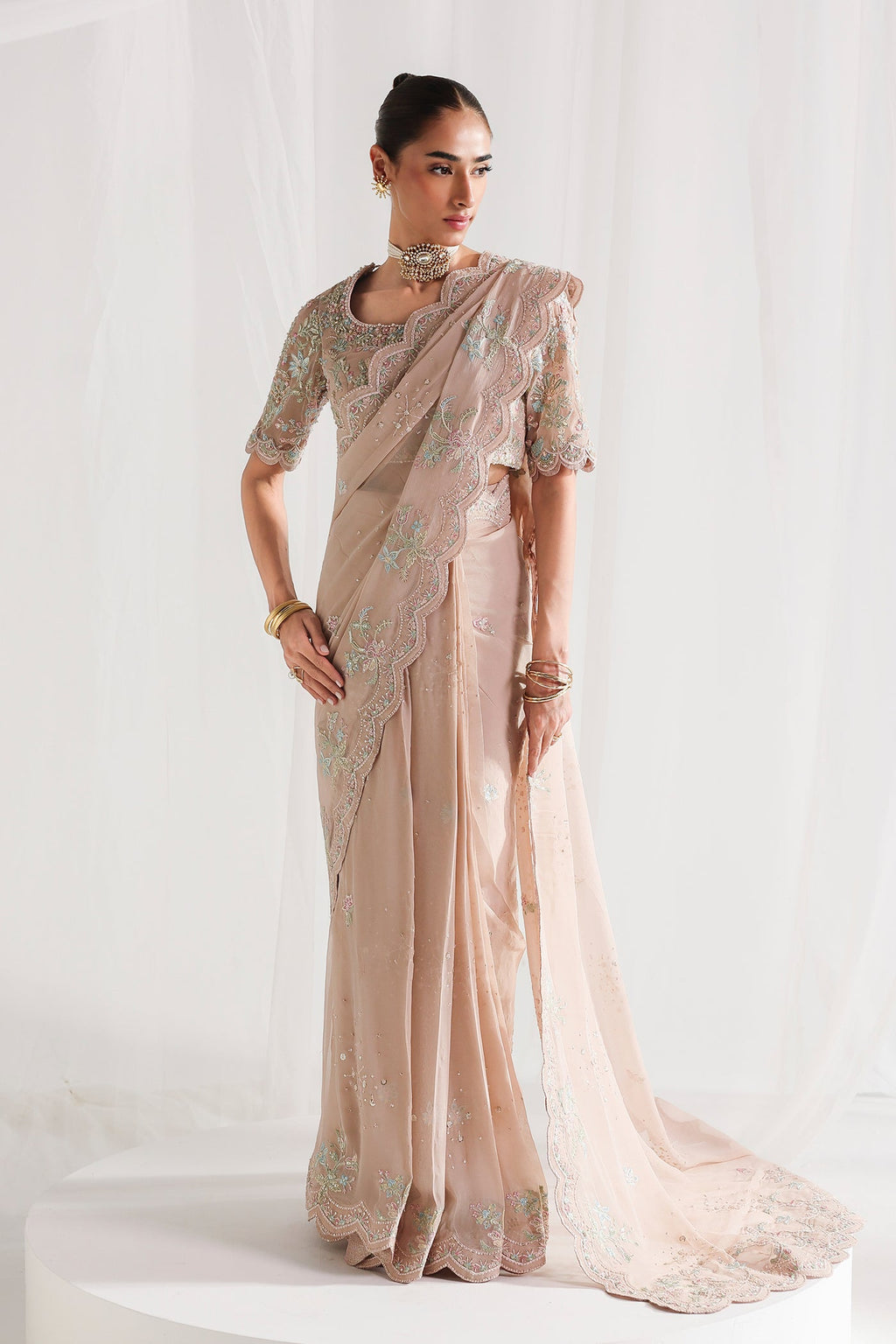 Qalamkar Chiffon