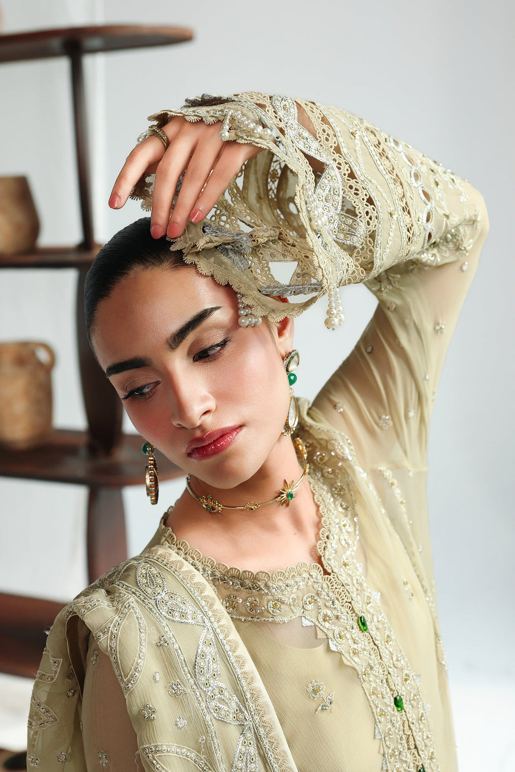 Qalamkar Chiffon